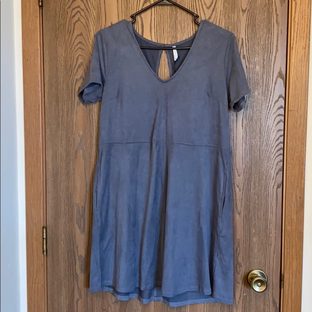 Z Supply Gray Dress w Pockets
